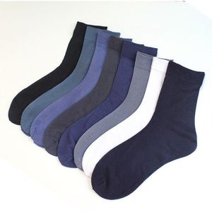 5 Pairs Business Heren Zomer Sokken Dunne Zijden Hoge Elastische Nylon Ademend Casual Korte Crew Sokken Mannelijke Koele Zwart Wit sokken