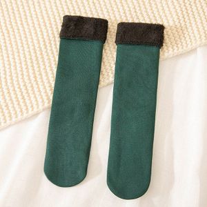 1 Pairs Fluwelen Winter Vrouwen Sokken Volwassen Warm Thicken Thermische Sneeuw Pluche Sokken Effen Kleur Sokken Zachte Vloer Slapen Sokken thuis