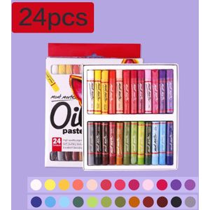 12/24/48 Zware Kleur Olie Pastel Sticks Kids Art Set Oliepastels Tekening Vette Kleurpotloden Kinderen Tekeningen Kan worden Monochrome