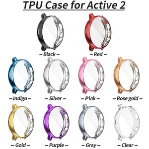 10 Pcs Soft Tpu Screen Protector Horloge Cover Voor Samsung Galaxy Horloge Actieve 2 40Mm 44Mm Case Slim beschermende Bumper Accessoires