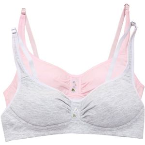 Jonge Tiener Meisjes Katoenen Geborduurde Ademend Training Beha Tiener Meisje Ondergoed Kind Kleine Beha Tiener Tops Kleding