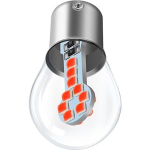 1Pcs BA15S P21W 1156 Led Lamp 1157 BAY15D P21/5W R5W R10W Auto Remlichten 18SMD 3030 chips Drl Richtingaanwijzer Lamp Super Heldere
