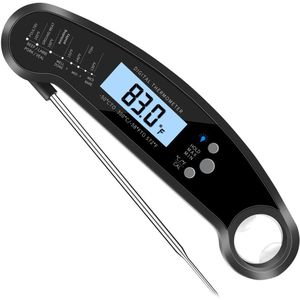 Automatische Schakelaar Digitale Barbecue Thermometer Vlees Temperatuur Waterdichte Instant Read Thermometer Met Kalibratie Backlight