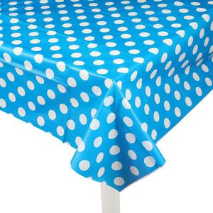 D & Z Plastic Tafelkleed 10Pcs Spot Kleuren Rechthoek Heavy Duty Wegwerp Tafel Cover Kleurrijke Stijl Voor Dagelijks Leven