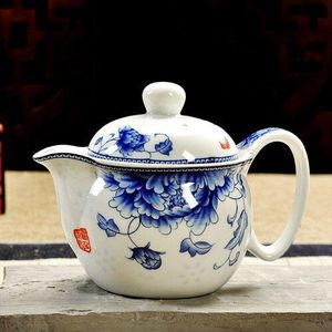 Keramische Theepot Kung Fu Thee Jingdezhen Landschap Blauw En Witte Bone China Kantoor Thee Pot Thuis MJ82204