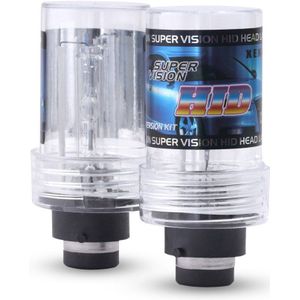 2Pcs Xenon Lamp D2S Hid Xenon Lamp D2s Metalen Houder Vervanging Licht Lamp Auto Koplamp 35W 4300K 6000K 8000K 10000K 12000