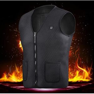 USB Elektrische Verwarming Vest Verwarmd Pads Temperatuur Aanpassing Thermische Corset Winter Warm Up Jas Vest Warme Jas Voor Motorfiets