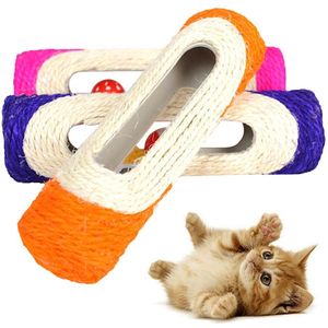 Huisdier Kat Krabpaal 3 Rollende Bal Sisal Tunnel Training Kat hond Interactieve Speelgoed arranhador gato huisdier producten speelgoed voor katten