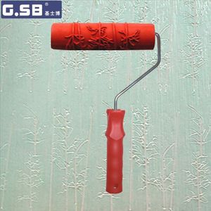 7 ""inch Patroon Verfroller voor wanddecoratie rubber model Reliëfs verf roller NR 071 Paint tool