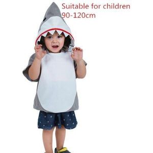 Halloween Kids Shark Cosplay Kostuum Party Party Game Spelen Kostuum
