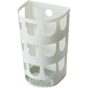 Muur Gemonteerde Vuilniszakken Lade Opbergdoos Multipurpose Plastic Zakken Houder Rack Keuken Servies Diversen Organizer