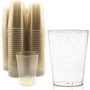50 stuks plastic bekers drinkbekers bekers plastic 200 ml herbruikbare