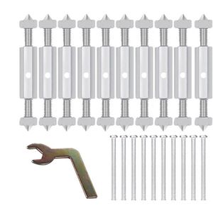 10Pcs Schakelaar Socket Cassette Schroef Ondersteuning Staaf 86Mm Wall Mount Switch Box Secret Stash Reparatie Schroef Elektrische Accessoires tool