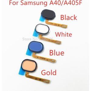 1 Pcs Thuis Return Key Menu Knop Vingerafdruk Sensor Flex Kabel Voor Samsung Galaxy A40 A405F Touch Reparatie Deel