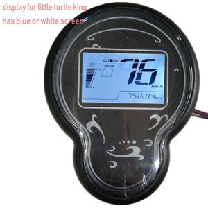 Lcd Display 48v60v72v Snelheidsmeter + Batterij Niveau/Spanning/Licht Indicator Voor Elektrische Scooter E-Bike Driewieler Atv motorfiets