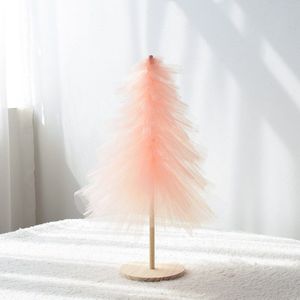 Meisje Hart Kerstcadeau Netto Rode Schudden Tiffany Decor INS Wind Mini Roze Kerstboom Decoratie QW157