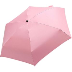 1pc Foldable Cute Mini Pocket Children's Umbrella Double Windproof Rain Women Umbrellas Boys Beach Men's Sun Umbrella Girls