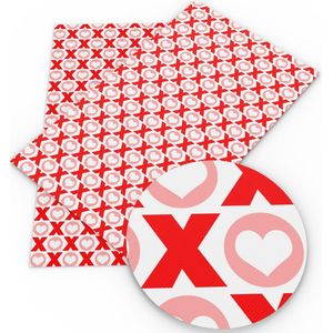 50*145Cm Liefde Hart Letters Print 100% Katoen Stof Patchwork Voor Doek Marionet Kledingstuk Tissue Quilten Materiaal Pop, 1Yc12298