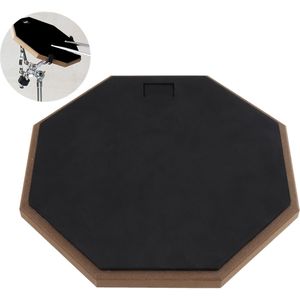 12 Inch Rubber Houten Zwarte Domme Drum Praktijk Training Drum Pad Voor Jazz Drums Oefening