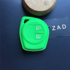ZAD 2 knop siliconen autosleutel case Key Cover Suzuki voor Amagatarai Voor Shangyue SX4 SWift Liana Alto Igins Esteem Baleno GR