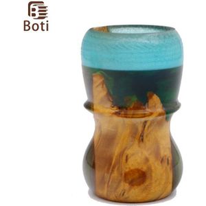 Boti Borstel-Scheren Product Desert Borstel Handgemaakte Hout Hars Handvat Mannen Ochtend Reinigen Baard Gereedschap Kit