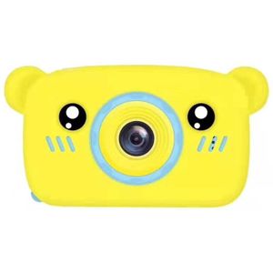 Kids Camera Draagbare Kinderen Leuke Cartoon Beer Vorm 2 Inches Ips Scherm Mini Camera Voor Kind Verjaardag