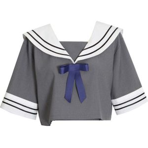 Japanse Stijl Schooluniform Voor Meisjes Grijs Jk Rok Lolita Matrozenpakje Halloween Kostuums Voor Vrouw