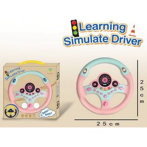 Geliefde Winkel Leuke Stuurwiel Speelgoed Voor Kinderen Inclusief Simulatie Rijden Geluid Educatief Elektronische Reizen Kinderen Speelgoed