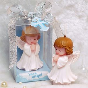 Bruiloft Gunsten En Giften Voor Gasten Baby Shower Verjaardagsfeestje Angel Kaarsen Voor Cake Souvenirs Decoraties Levert 10Pcs