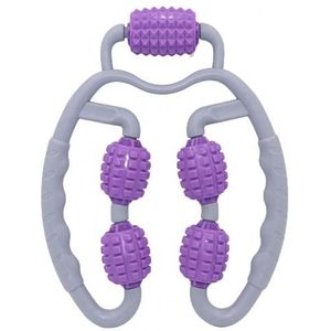 U-vorm Massage Roller Voor Arm Been Nek Spierweefsel Voor Fitness Gym Yoga Pilates Sport 5 Wiel