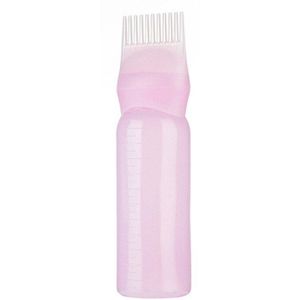 Lege Haarverf Fles Met Applicator Borstel Doseren Salon Haarkleuring Verven Flessen Kappers Styling Tool 120Ml
