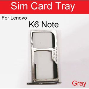 Sim-kaart Houder Lade Voor Lenovo Vibe K6/K6 Note K53a48/K6 Power K33a42 Sim Card Reader Slot adapter Socket Reparatie Deel