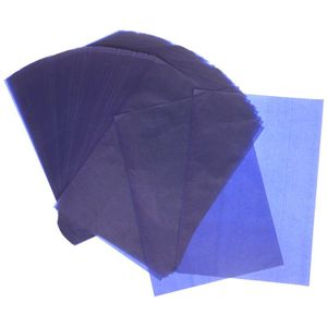 100 Pcs blauw A4 Copy Carbon Papier Schilderen Tracing Papier herbruikbare leesbaar tracing schilderen accessoires School Kantoorbenodigdheden