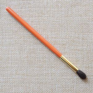 K222 Professionele Handgemaakte Make-Up Kwasten Zachte Blauwe Eekhoorn Geitenhaar Oogschaduw Blending Brush Oranje Handvat Make Up Borstel