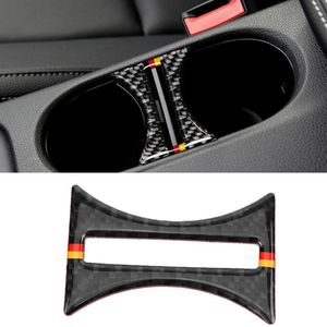 Carbon Fiber Kleur ABS Auto Water Bekerhouder Sticker Trim Cover voor Mercedes CLA GLA - EEN Klasse