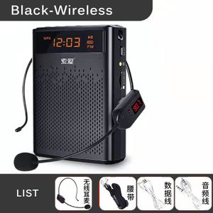 Draagbare High-Power Draadloze Audio Voice Versterker Bedrade Microfoon Mobiele Teaching Speaker Speciale Luidspreker Voor Tour Guide
