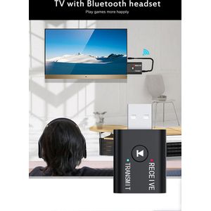 5.0 Audio Zender Draadloze Bluetooth Ontvanger Adapter Mini Stereo Bluetooth Dongle Aux Usb 3.5 Mm Voor Laptop Tv Pc