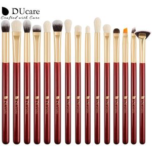 Ducare Make-Up Kwasten Set Professionele 15 Stks/partij Make-Up Kwasten Set Oogschaduw Blending Eyeliner Wimper Wenkbrauw Borstel Make-Up