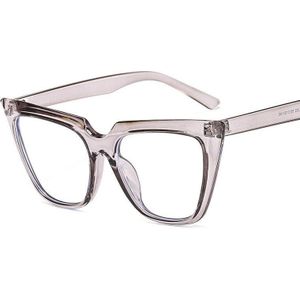 Plastic Oversized Brillen Anti-Blauw Licht Vierkante Transparante Optische Brilmonturen Computer Brillen Vrouwen Mannen Oculous