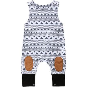 Pasgeboren Kid Baby Boy Meisjes Print Mouwloze Romper Jumpsuit Outfits Kleding Zomer Sportkleding