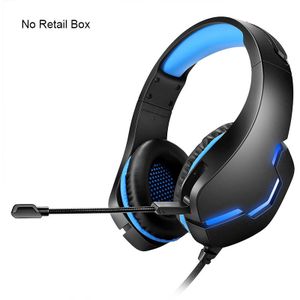 Bedrade Game Headset Hoofdtelefoon Rgb Led Licht Stereo Oortelefoon Gaming Headset Met Microfoon Voor PS4 Xboxone Pc