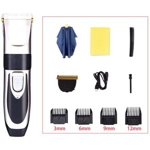 Oplaadbare Elektrische Tondeuse Voor Mannen Kinderen Draadloze Haar Grooming Baard Trimmer Waterdicht Haar Snijden Kit