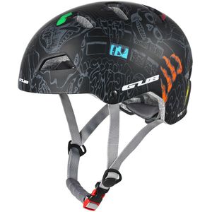 Professionele Fietsen Volwassen Bmx Helm Cool Voor Mountain Road Bike Fiets Extreme Sport Verstelbare Met Pads Zwart L En M size