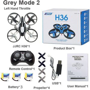 Jjrc H36 Mini Drone 2.4G 4CH 6-As 3D Flip Headless Modus Rc Helicopter Quadcopter Speelgoed Voor Kinderen vs E010 Multi Batterij