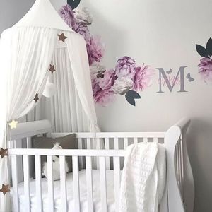 Kid Baby Bed Luifel Bedcover Klamboe Gordijn Beddengoed Ronde Dome Tent Fly Insect Bescherming Prinses Bed Decor