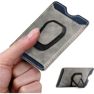Mobiele Telefoon Terug Kaarten Houder Credit Id-kaart Pocket Sticker Magnetische Wallet Stand Phone Bag