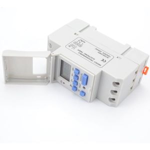 Mini Digitale Lcd Power Timer Programmeerbare Schakelklok Ac 220 V/110 V Dc 12V 16A Temporizador Din rail Tijdschakelaar