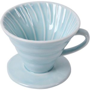 1-4 Cups V60 Koffie Drip Filter Cup Keramische Koffie Druppelaar Motor Permanente Giet Over Koffiezetapparaat Aparte stand #25