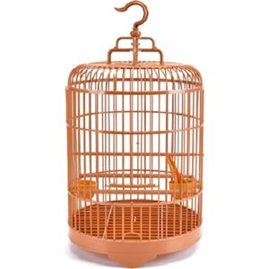 Ronde Vogelkooi Met Feeder Volledige Set Plastic Vogel Huis Kooi Vogel Carrier Voor Kleine Vogels Alle-Ronde Ventilatie kan Worden Losgemaakt