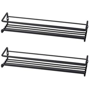 1/2Pcs Muurbevestiging Kruidenrek Metalen Spice Opbergrek Kruidkruik Rek Plank Kruiden Organizer Rack keuken Organizer